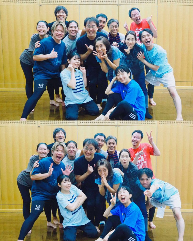 遺すモノ～楢山節考より～10周年記念公演　キャスト稽古場集合写真